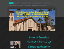 Tablet Screenshot of desertgardenchurch.org